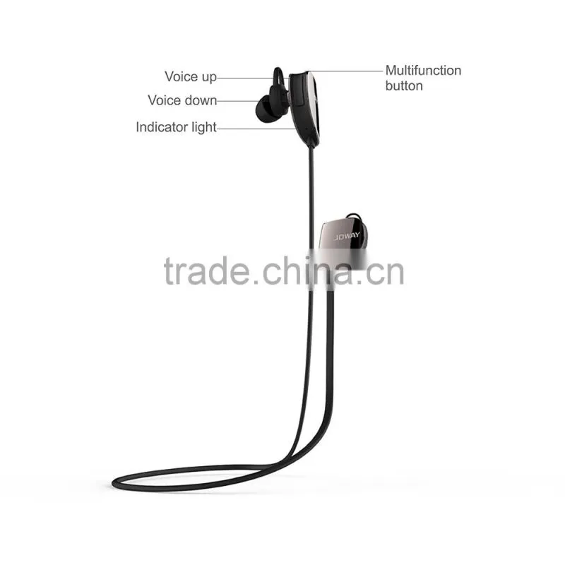 wireless Sport mini bluetooth 4.0 neckband headset for mobile with RoHs CE FCC