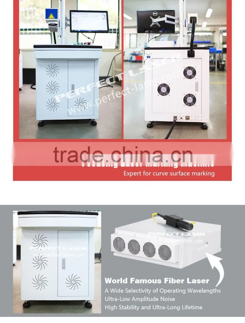 3D Curve Surface Dynamic Focusing Fiber Laser Marking Machine iphone mopa