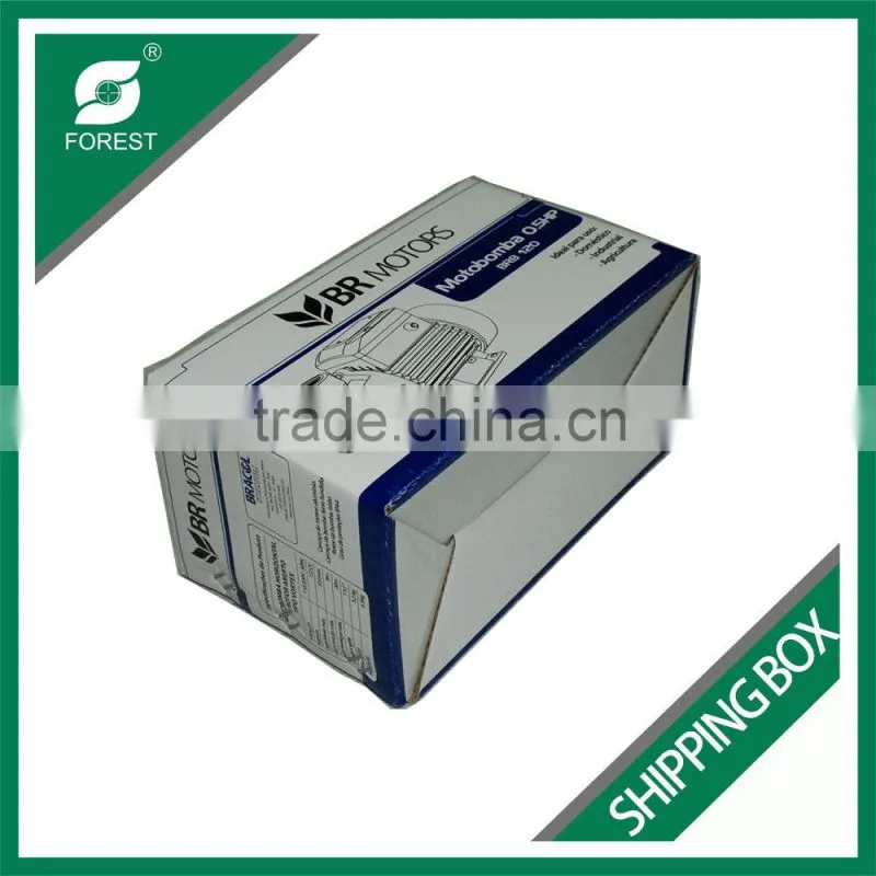 CUSTOMIZED MADE SHIPPING BOX FOR AUTO PARTS TOP FULL OVER LAP WITH CRUSH BOTTOM SHIPPING BOX