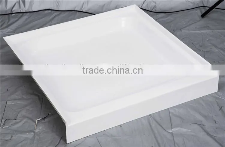 square shower tray,shower flooring,cupc acrylic base with tile flange