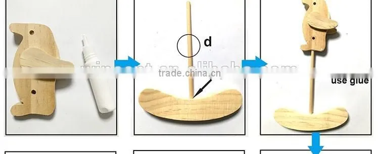 DIY Penguin Pendulum Educational Wooden Toy