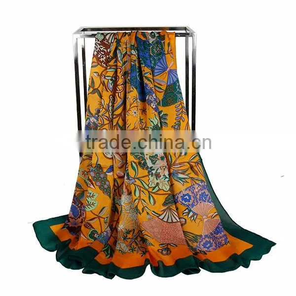 Fashion Printing chiffon chiffon scarf Square Scarf