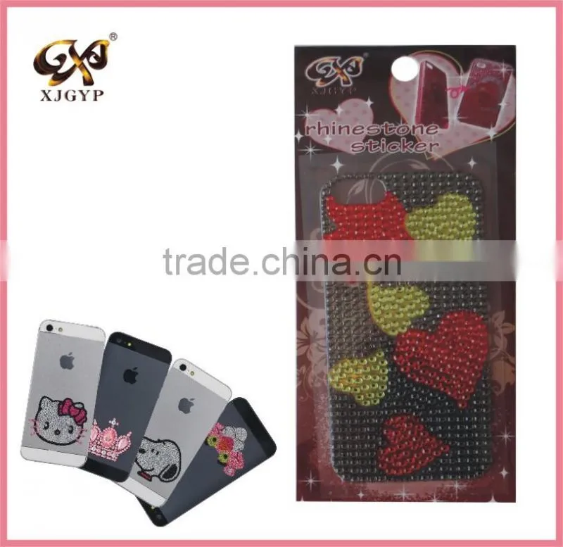 mobile phone sticker phone grips/3d sticker for cell phone/mobile phone crystal stickers