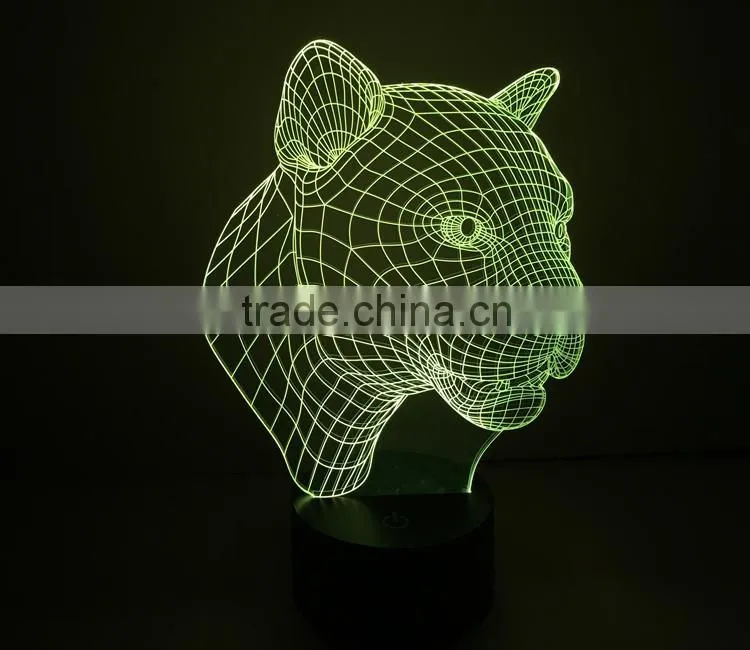 Color Change 3D Leopard LED Light