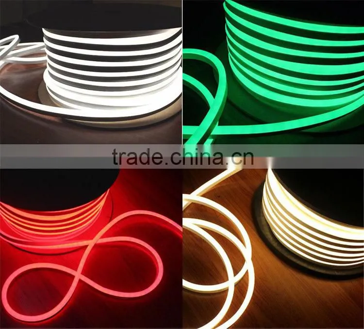 Yellow Mini 8*15mm Ultra Thin 12V Mini LED Neon Flex Light