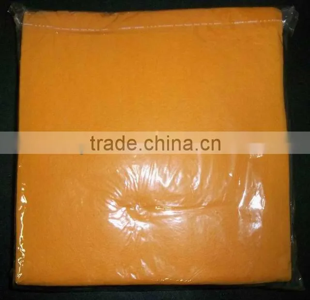 Orange super absorbent multi-purpose cleaning towels (NEEDLE PUNCHED NONWOVENS, 80%viscose, 20%polyester)