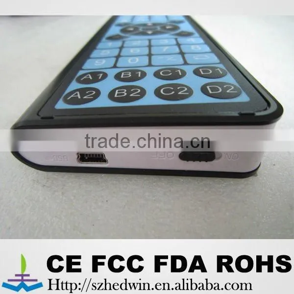 Keyboard Mouse Remote Control with multimedia functions