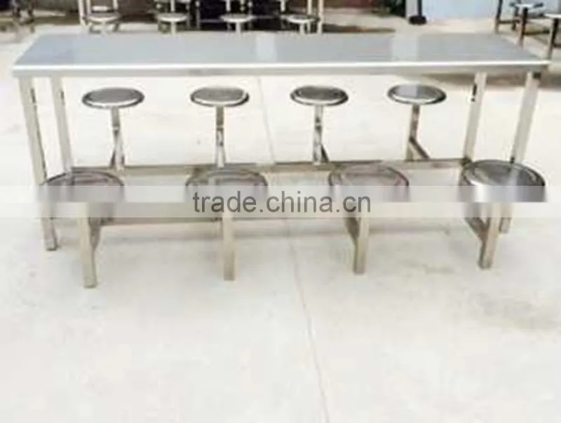 wholesale stainless steel dining table for restaurant