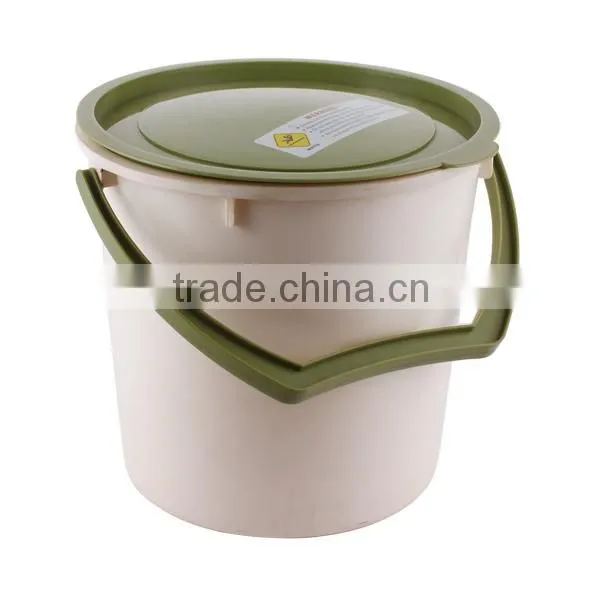 Babycare 15L diaper pail bucket daily use cheap plastic bucket with handle