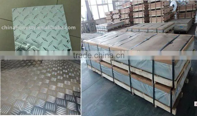 5052 5083 thickness 0.3mm 0.4mm 0.5mm Embossed Aluminum Plate