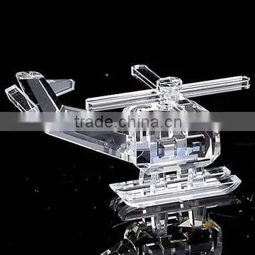 Transparent crystal dumbbell crystal 3d models for gift items