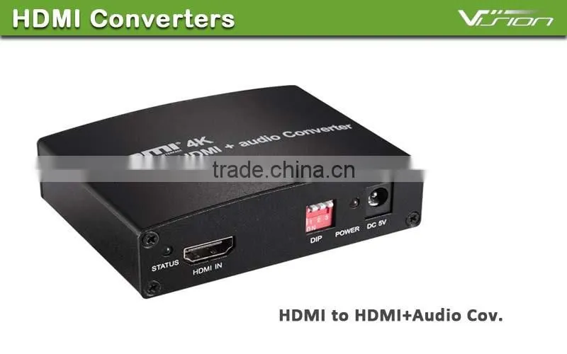 Premium Quality 1080P HDMI To HDMI + Audio (SPDIF + RCA Stereo) Audio Extractor Converter