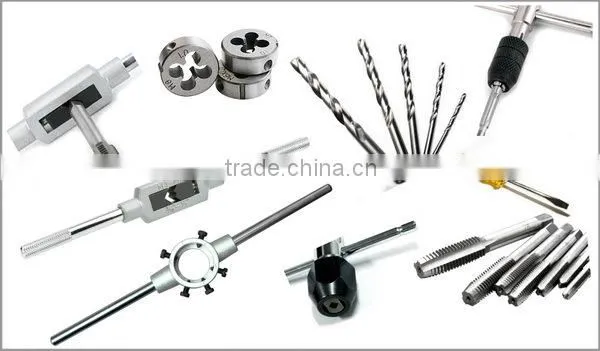 44PCS tap die drill set in blow mold case taps& dies& drills