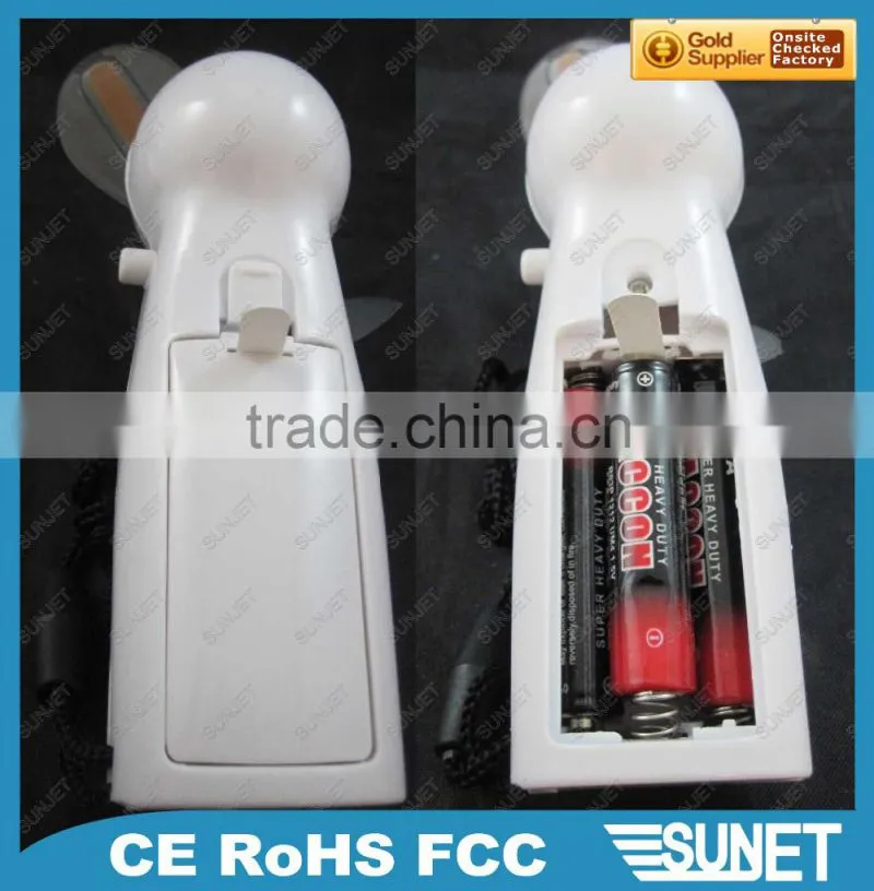 Promotional portable LED lighting flashing message fan