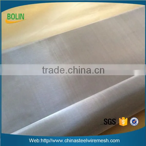 Anping Factory ultra fine 150x0.0027'' wire dai Titanium wire Mesh Cloth