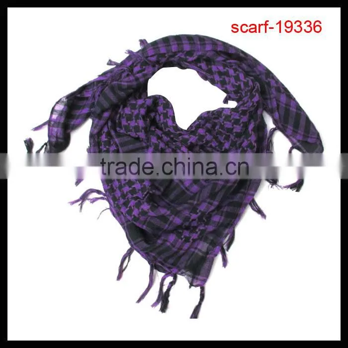 fashion office lady triangle&square plaid printed scarf wholesale