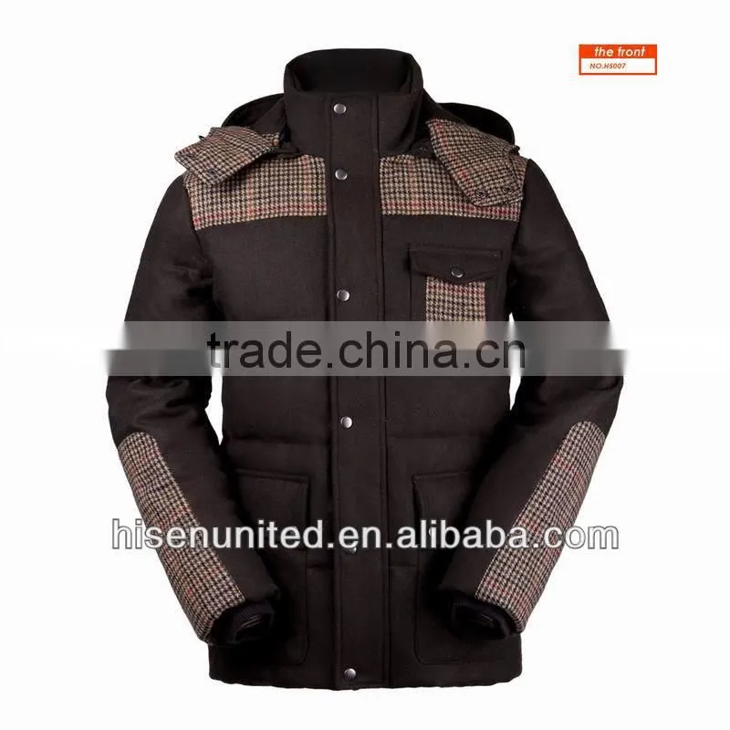 Brown Down Jacket for Men