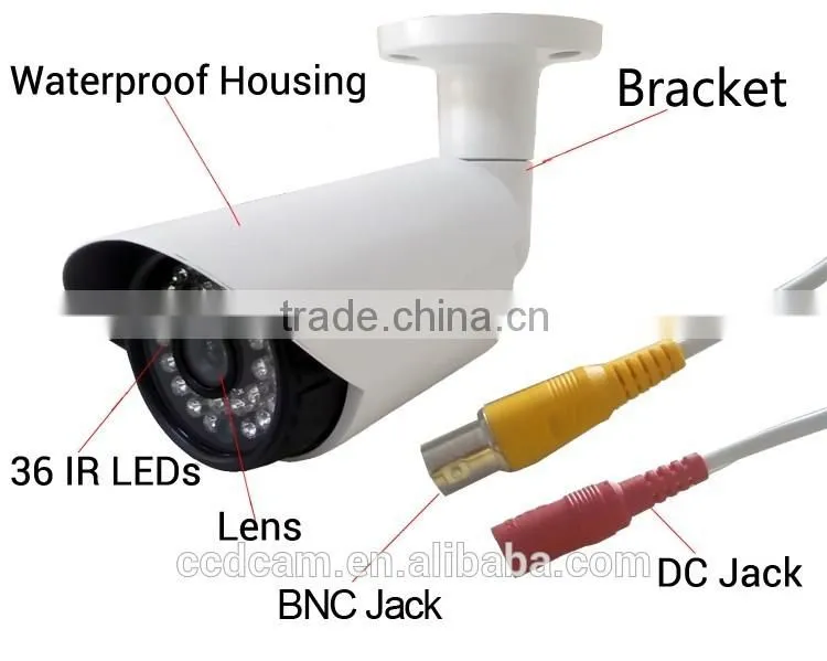 HD 1080P TVI Camera IR Night Vision Onvif P2P 1MP Digital 2MP Security Camera Outdoor