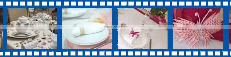 China table cloth chair sash table runner lycra band for wedding hotel and event spandex chair cover