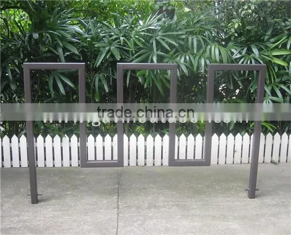 7 bike space bicycle parking stand metal bike rack outdoor bike stand