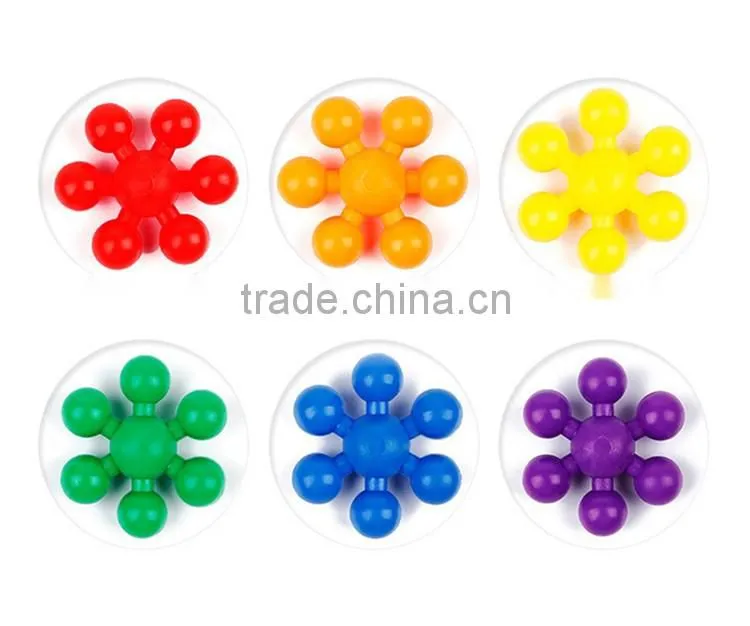 150PCS snowflake blocks kids plastic building blocks toys