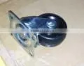 125mm heavy duty swivel caster industrial casters rubber trolley wheels made in China