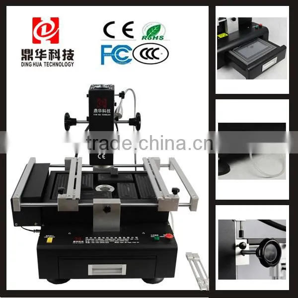 Bga reflow machine with 3 heater zone digital panel meter bga repair machine soldering machine DH-380