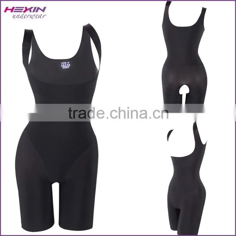 Black Plus Size Bodysuit Ultrathin Slimming Body Shaper For Women