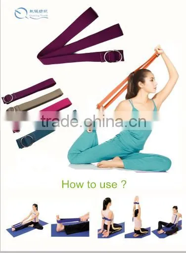 Eco & durable cotton yoga straps