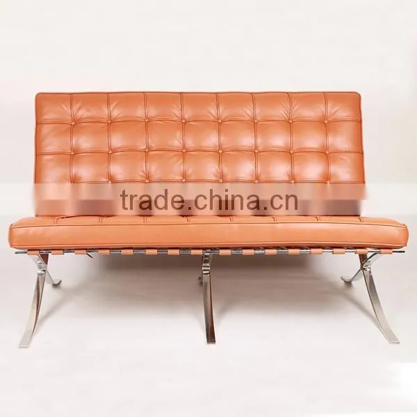 Mis van der Rohe designer furniture Barcelona sofa 1+2+3 set