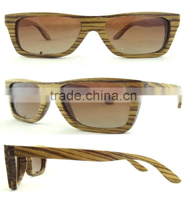 TAC polarized Lenses Fashion Wooden Sunglasses
