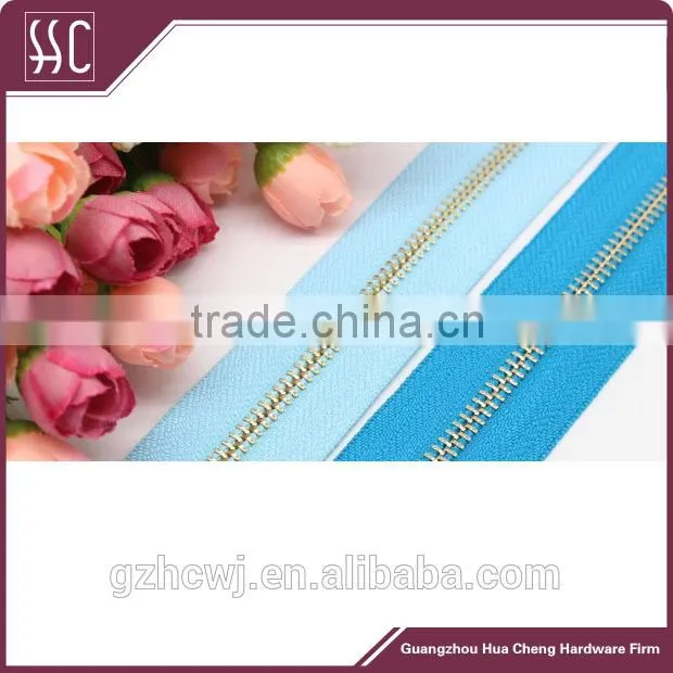 high quality zipper, various color zipper cloth, Guangzhou zipper factory