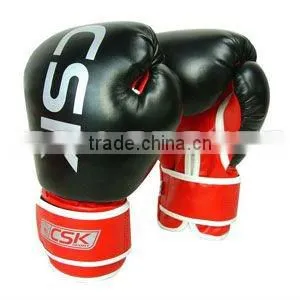 Synthetic leahter cheap training boxing gloves