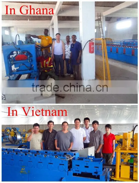 metal roof ridge cap roll forming machine
