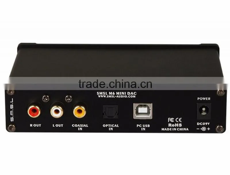 SMSL M6 32Bit/384KHz HiFi Multifunctional Mini DAC Decoder + Headphone Amplifier Asynchronous