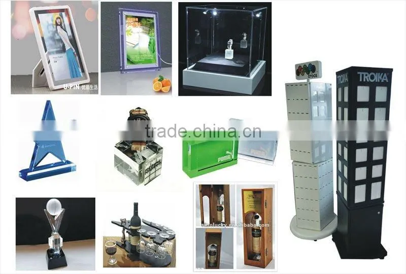 Acrylic Bag Display Shelf Handbag Stand