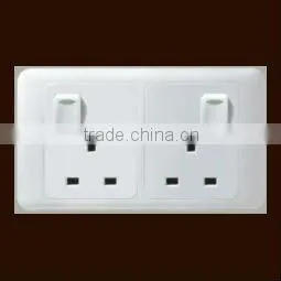 4 gang switch and 4 gang socket with Luminous lamp