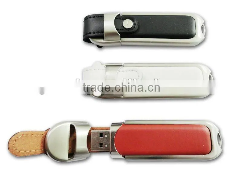 1-32GB Leather USB Free Logo Charge!!!