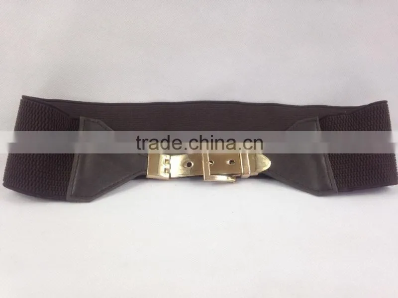 ladies wide elastic belts