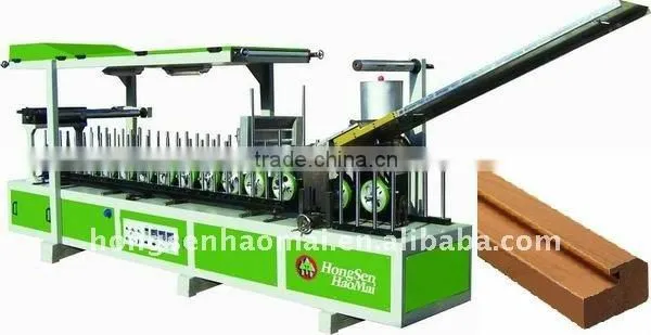 HSHM450BF-A Multi-functional PROFILE wrapping PVC DOOR MAKING machine