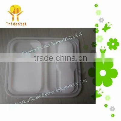 2015 Food Container FDA/LFGB Standard Storage Box Big Folding Bowl Silicone Lunch Box
