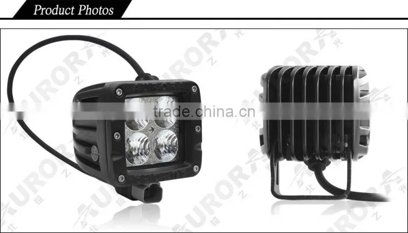 Aurora ISO9001 2'' amber work light jeep wrangler