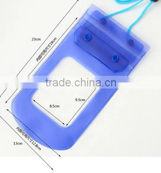 Dust and waterproof PVC mobile phone bag / waterproof cell phone bag