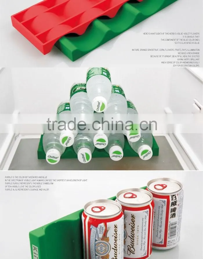 Silicone Space Saver Wine or Bottle Holder Drink Holder Stackable Beer Tray