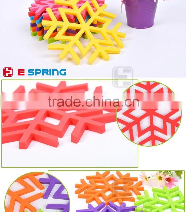 Table decorative mesh snow style silicone table mat