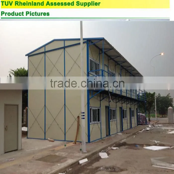 low cost quick to built steel prefabricated house sandwich panel prefab flat pack home