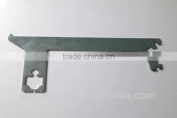 Single slot metal shelf support for 15*30 square tube