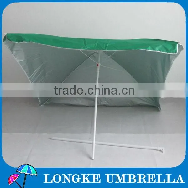 China high quality fine workmanship square beach umbrella ued in garden or beach
