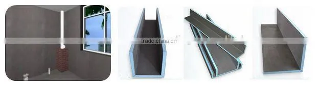 XPS styrofoam U/L shape board pipe cover