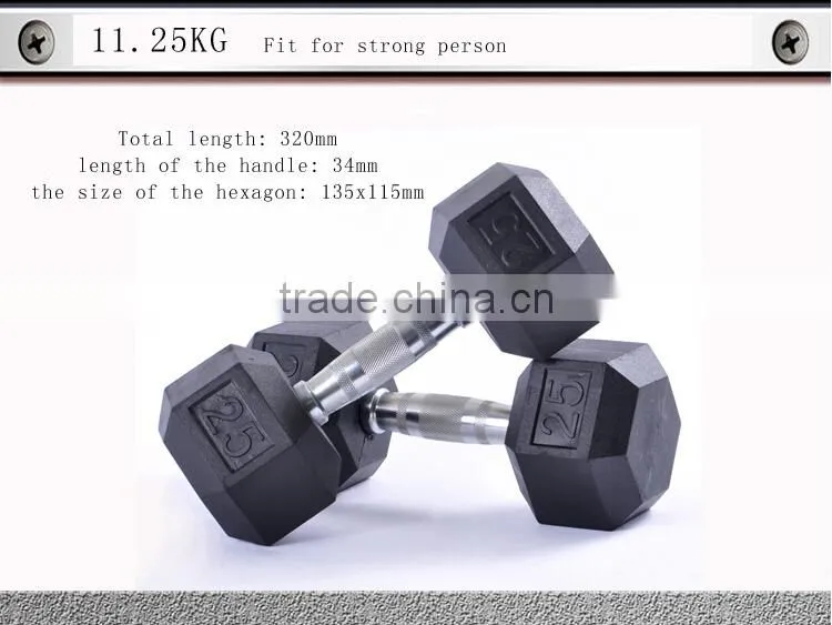 wholesale aerobic hexagon Hex Dumbell with logo printed